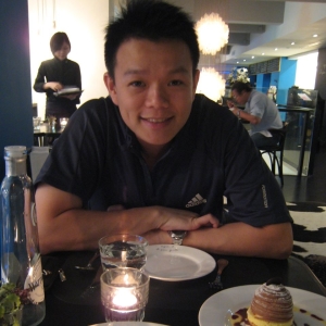 Image displayed on the beautiful memories of Kevin enjoying his dinner