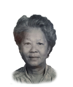 Late Mdm. Lee Seow Kheng masthead photo for online obituary at the beautiful memories