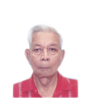 Late Mr. Kho Chue Per masthead photo for online obituary on the beautiful memories