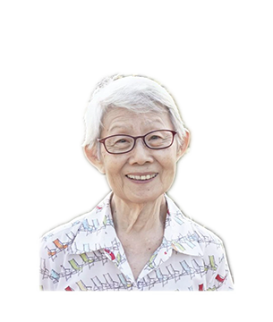 Late Mdm. Maggie Tan Siew Tuan masthead photo for online obituary on the beautiful memories